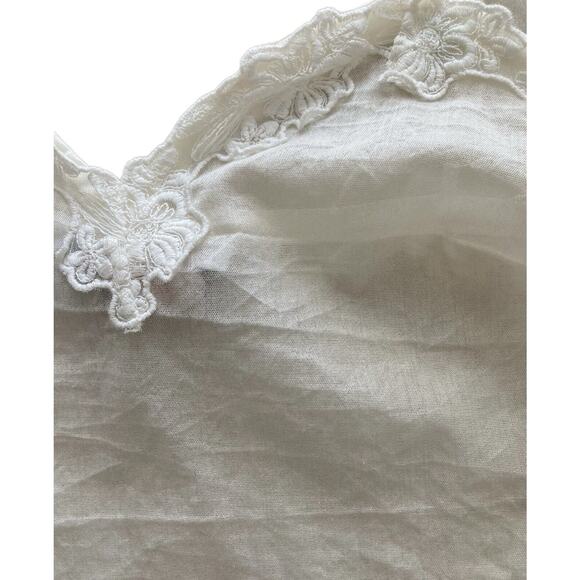 Designer Georges Hobeika Beautiful Romantic Bridal Lace Trim Camisole Size S/M - Picture 6 of 9